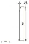 Unex Kabelbinder 2,5x101mm        2221DT 