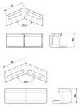 Unex Winkelverbinder horizontal    66841 