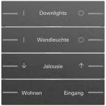 GIRA 576474 Wippenset 4f indiv.Tastsens. 