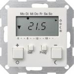 GIRA 237003 RTR 230V m.Uhr reinweiß 