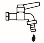 Wasseranschluss mit Wasserhahn  12970050 