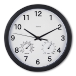 Hama Wanduhr Malta schwarz        185868 