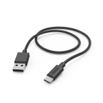 Hama USB-Ladekabel 1m schwarz     201594 