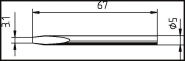 Ersa Lötspitze ERSADUR 3,1mm   0032KD/SB 
