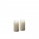 LED Echtwachskerze 2er-Set ws   1887-185 