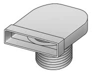 HELI Flachkanal-Umlenkstück      FLÜB125 