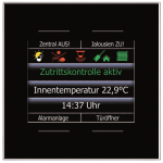 ISSE Glas-Infomodul mit      LCN - GT4DB 