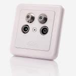 Fuba GAD 400 Satelliten-Enddose 4-Loch 