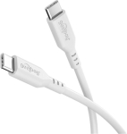 Goobay USB-C Silikonkabel 1,5m weiß 