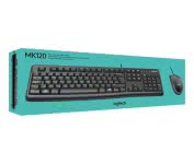 Logitech MK120 schwarz Tastatur/Maus-Set 