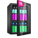 Bomann KSG 7290 sw Flaschenkühlschrank 