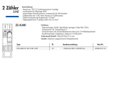 EM Zähleranschlusssäule 2 Zähler 3-Punkt 