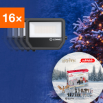 LEDV Strahler Paket schwarz 4000/6000lm 