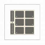 LCN-GT8W Glas-Tastenfeld weiß LCN - GT8W 