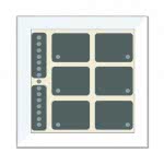 ISSE GT rahmenlos weiß mit 8 LCN - GTS8W 