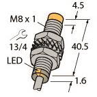 Turck Induktiver Sensor,   NI3-M08E-AN6X 