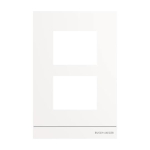 BJ Frontplatte Audio 1/2    41392CF-W-03 