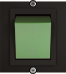 Bachmann Rahmen 1xSchalter 2pol  917.135 