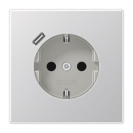 Jung SCHUKO-Steckdose m.USB   AL1520-18C 