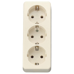 JG AP 600 Dreifach-Steckdose     10S23LA 