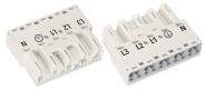 WAGO 770-235 Stecker,5-polig,weiß 