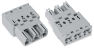 WAGO 770-253 Stecker,3-polig,grau 