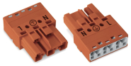 WAGO 770-1313 Stecker,3-polig,Kod. P,rot 