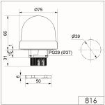 Werma LED-Dauerleuchte EM       81610055 
