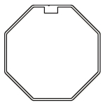 Rademacher 4041-6 Achtkantstahlwelle 6m 
