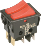 Bachmann Wippenschalter s/rot    924.120 