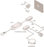 Hera Möbel Einbauschalter    61500051701 