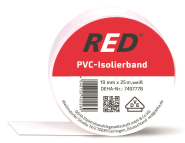 RED PVC-Isolierband 25m x 19mm, weiss 