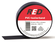 RED PVC-Isolierband 25m x 19mm, schwarz 