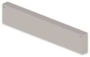 Unex Endstück lichtgrau            66633 