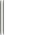 Hager 2xTragschienen H600mm       UN04FN 