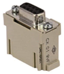 ILME Buchseneinsatz 1ME 9P+GND CX 01 9VF 