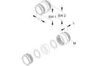 HKL Verschr.metr.Anschlussgew.  530M1207 