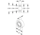 HKL Ausschneidbarer Dichtring    1603/16 
