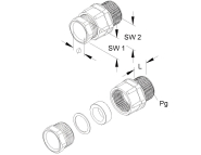 Kleinhuis CONUS-Verschraubung     251/16 
