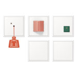 Jung Notrufset m.USV      NRSLS0834-2WWM 