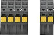 Pilz Set 4 Spring Terminals       751016 