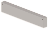 Unex Endstück lichtgrau            66413 