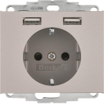 Berker Steckdose SCHUKO/USB K.x 48037004 