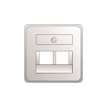 ELSO Zentralplatte UAE 2xRJ45     366414 