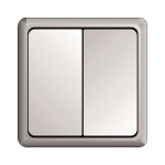 ELSO Renovierung AP Doppeltaster  506394 