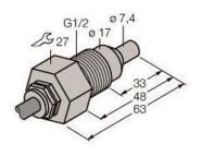 TURCK Strömungssensor    FCS-GL1/2T-NAEX 
