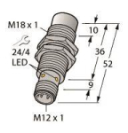 Turck Induk. NI15U-EM18WD-AP6X-H1141/3GD 