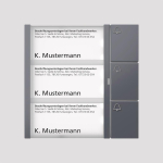 Siedle TM 612 3 AG Tasten    TM 612-3 AG 