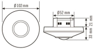 ESY Decken-           PD 360i/8 DALI ADR 