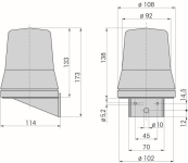 Werma Blitzleuchte WM 230VAC    83525268 
